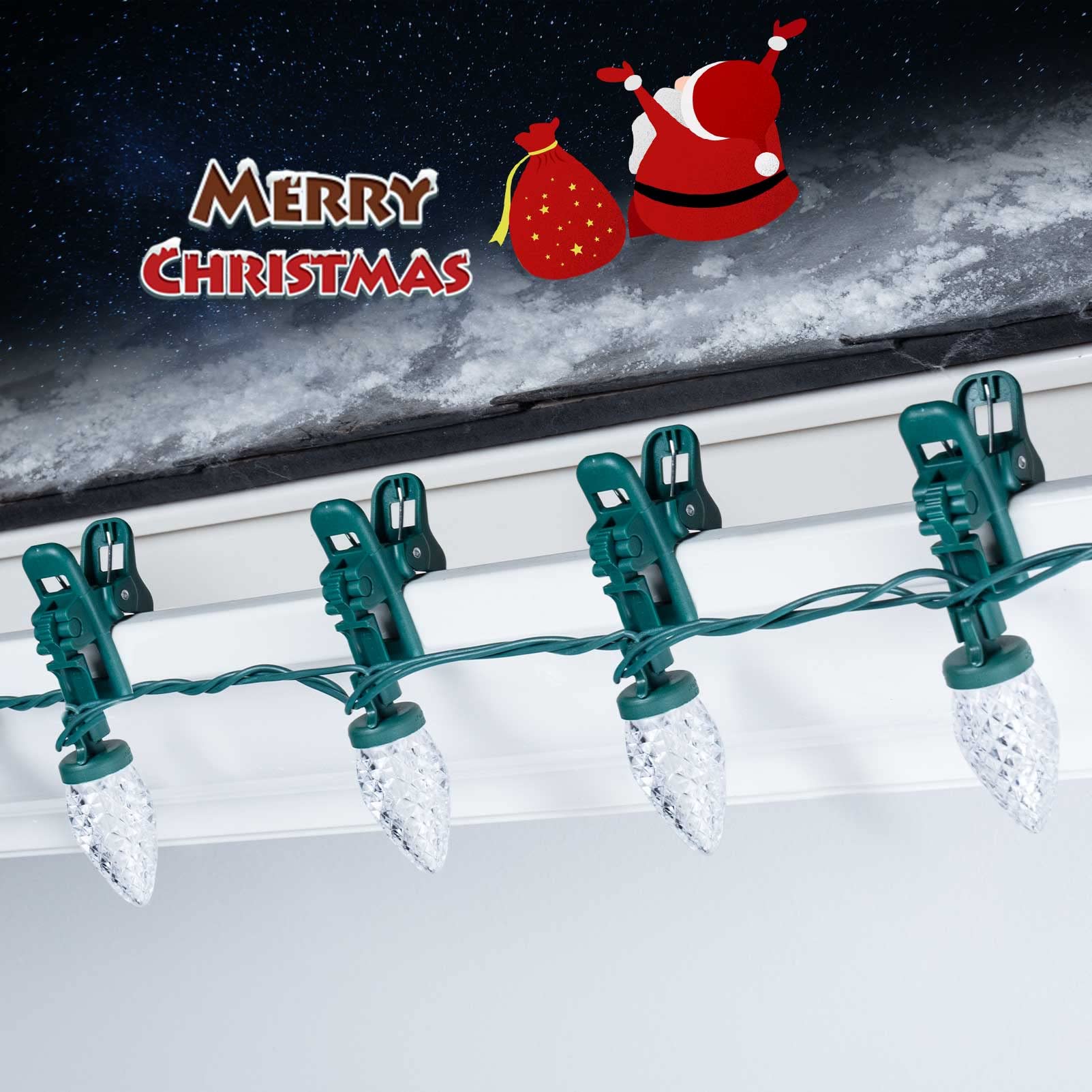 Foto 7 pulgar | Luces Led Navideñas Brightown C9 100 De Color Blanco Puro, 68 Pies - Venta Internacional.