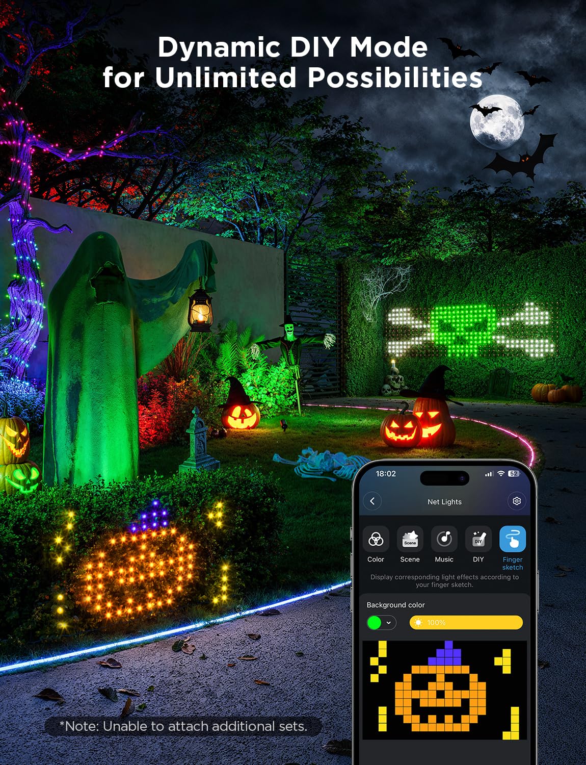 Foto 2 | Luces De Red Para Exteriores Govee, 0,85 × 1,43 M, Rgbic, 240 Led, Ip65 - Venta Internacional.