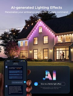 Foto 4 | Luces Exteriores Govee Permanent 2 Rgbic De 100 Pies Con 72 Led Ip67 - Venta Internacional.