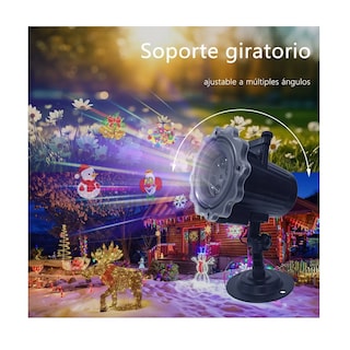 Foto 2 | Proyector Luces Led Navidad Dia Muertos Cumpleaños Hallowen Eo Safe Imports Esi-17986 Negro