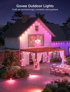 Foto 2 | Luces Exteriores Govee Permanent 2 Rgbic De 100 Pies Con 72 Led Negras - Venta Internacional.