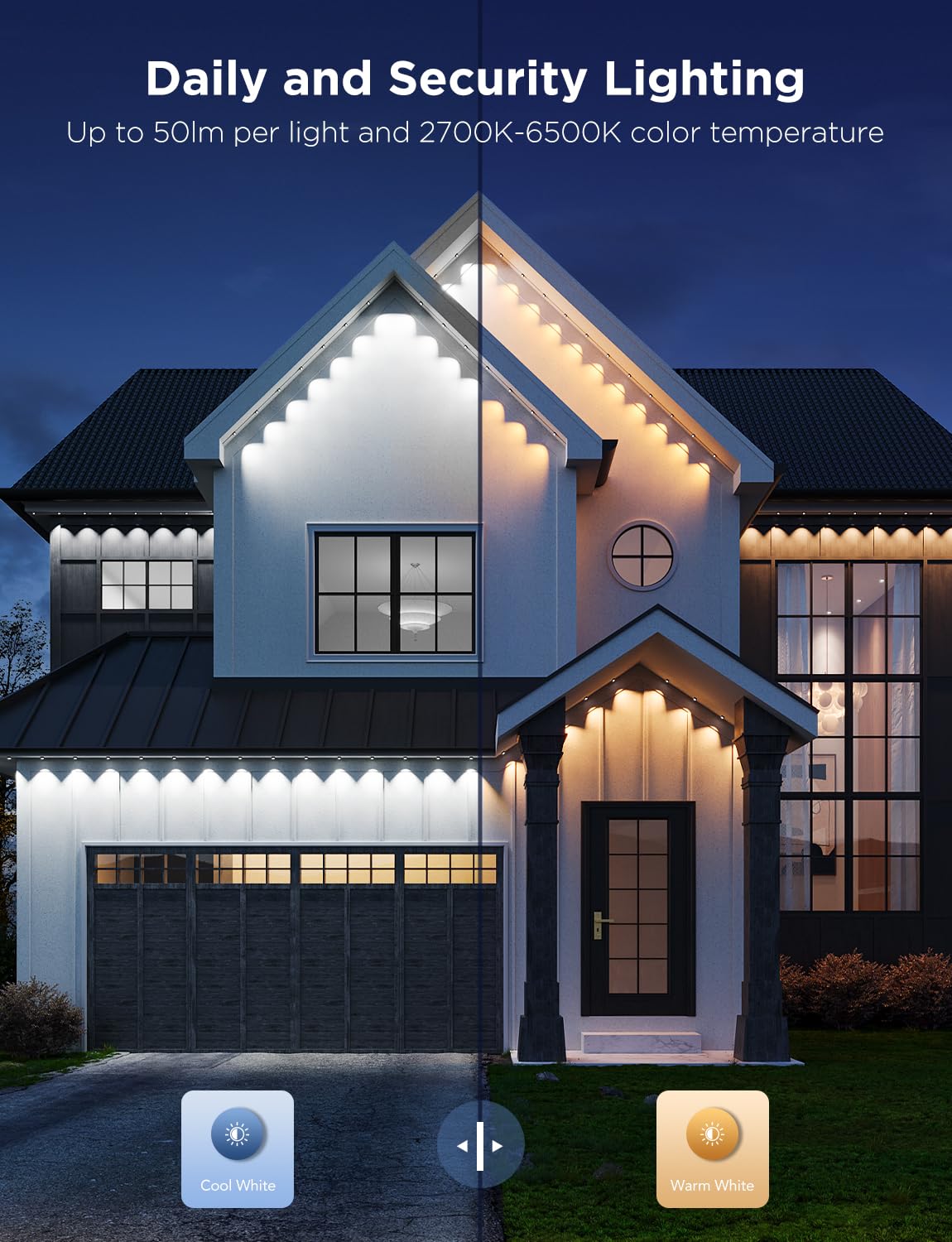 Foto 5 | Luces De Extensión Govee De 16.4 Pies Para Luces Exteriores Permanentes - Venta Internacional.