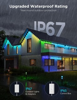 Foto 7 | Luces De Extensión Govee De 16.4 Pies Para Luces Exteriores Permanentes - Venta Internacional.
