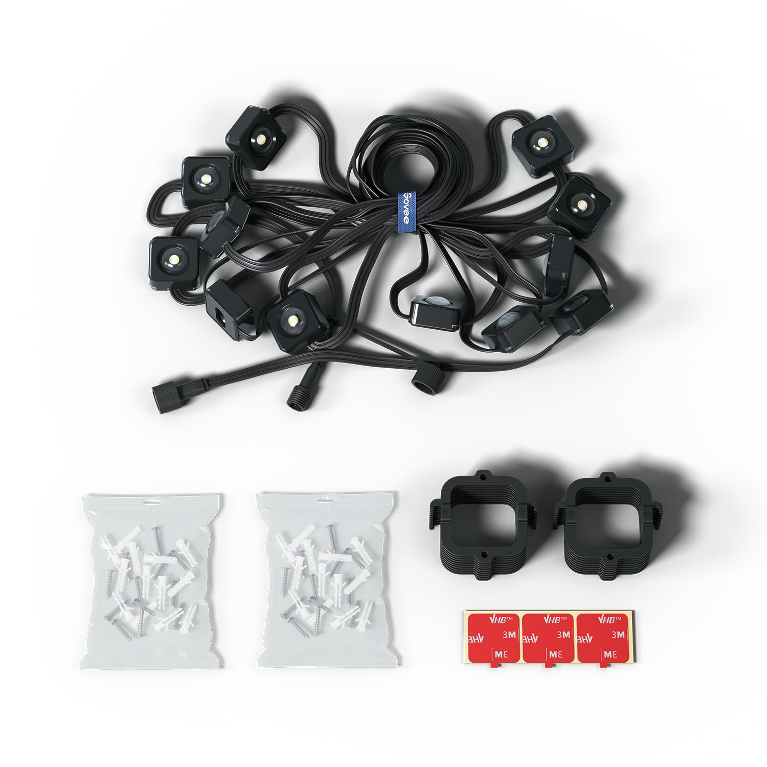 Foto 2 pulgar | Luces Exteriores Govee Rgbic Permanent H705d/e/f De 16.4 Pies, Color Negro - Venta Internacional.