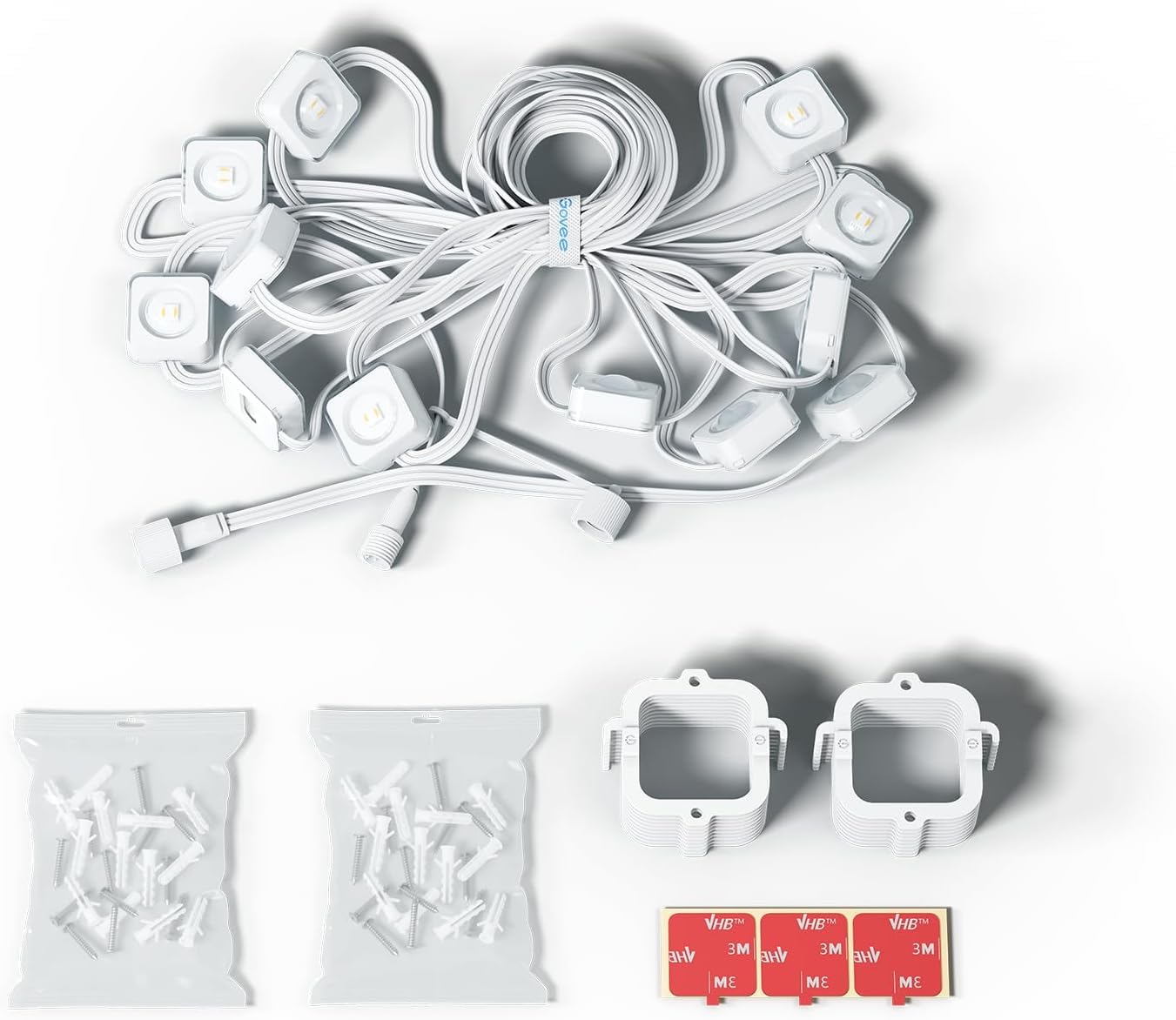 Luces Exteriores Govee Rgbic Permanentes De 16.4 Pies Para H705d/e/f - Venta Internacional. $1,483