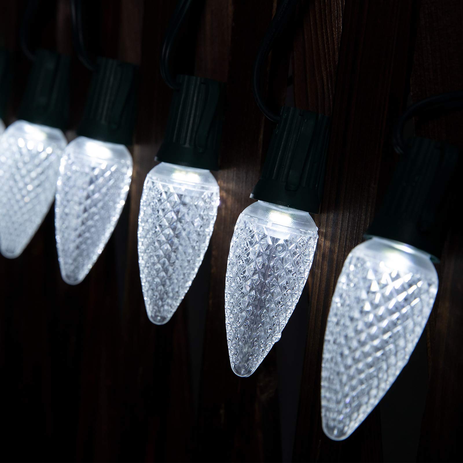 Foto 7 pulgar | Guirnalda De Luces Navideñas Brightown C9 Led De 15 M, Color Blanco Puro - Venta Internacional.