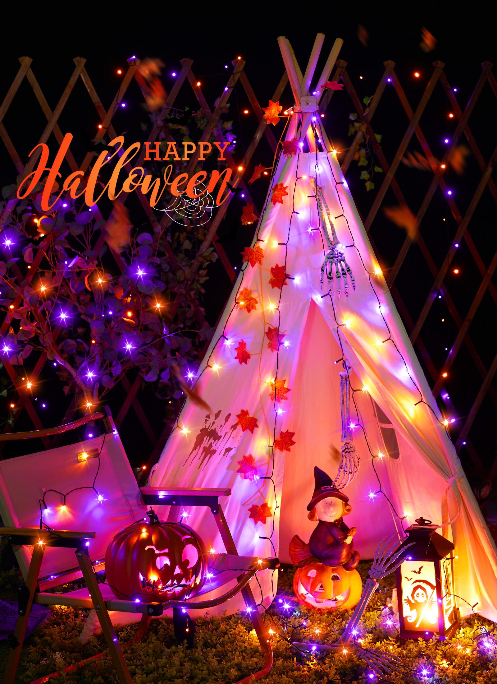Foto 3 pulgar | Luces Solares Minetom Halloween 400 Led 160 M, Paquete De 4 - Venta Internacional.
