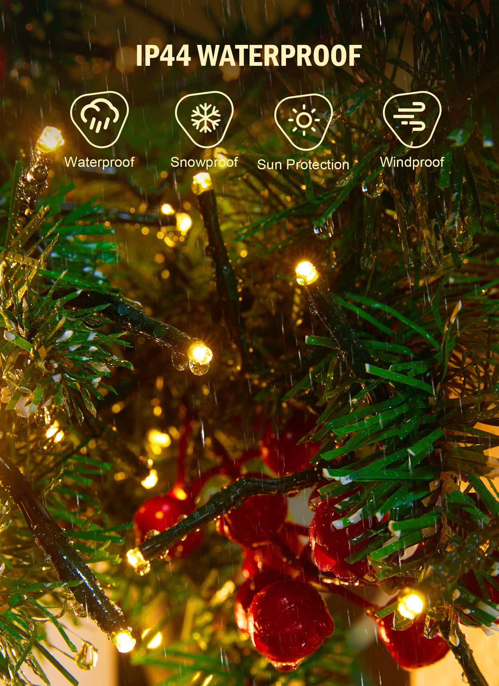 Foto 5 pulgar | Clúster De Luces Led Brightown 1000 De Navidad 15 M Para Exteriores - Venta Internacional