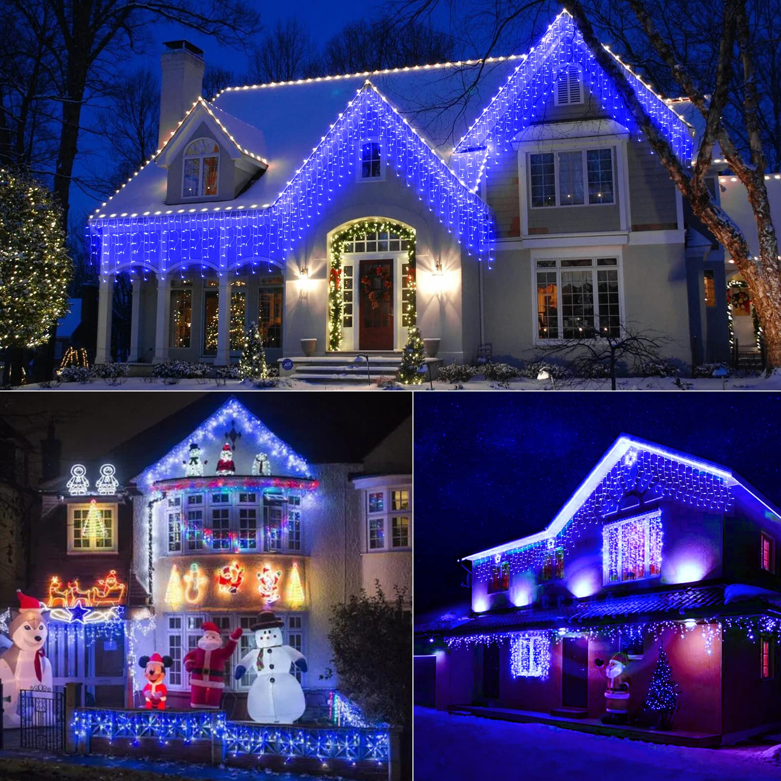 Foto 7 pulgar | Luces Navideñas Brightown Blue 736 Led 20 M Para Exteriores - Venta Internacional