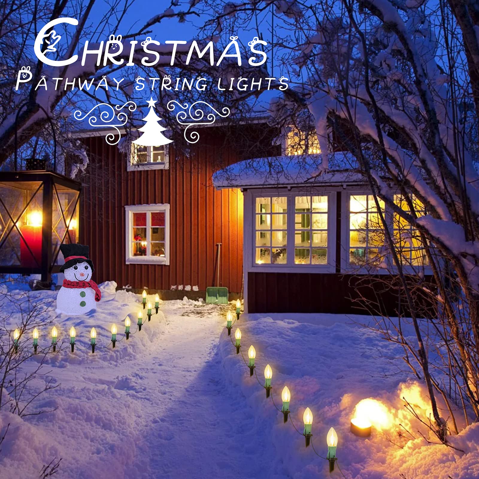 Foto 6 | Luces Navideñas Para Caminos Brightown, Led C9 Conectables De 26 Pies - Venta Internacional.