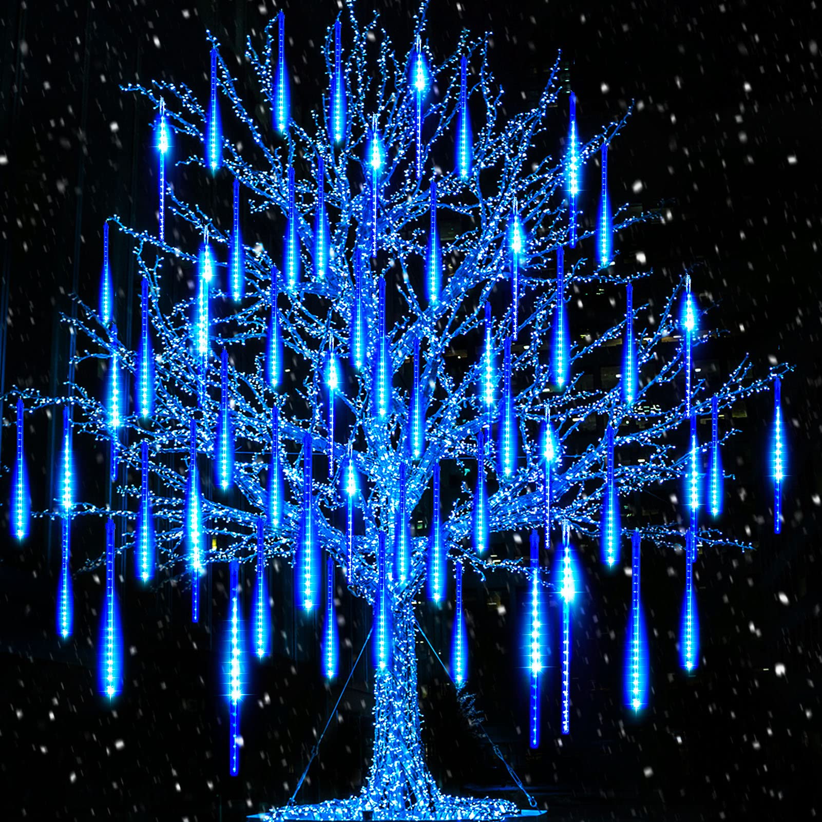 Foto 2 pulgar | Luces De Lluvia Meteor Brightown, 16 Tubos, 576 Led, Azul - Venta Internacional.