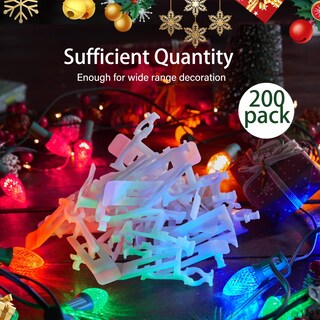 Foto 5 | Clips de Luces Navideñas Brightown Universal 200 Piezas - Venta Internacional