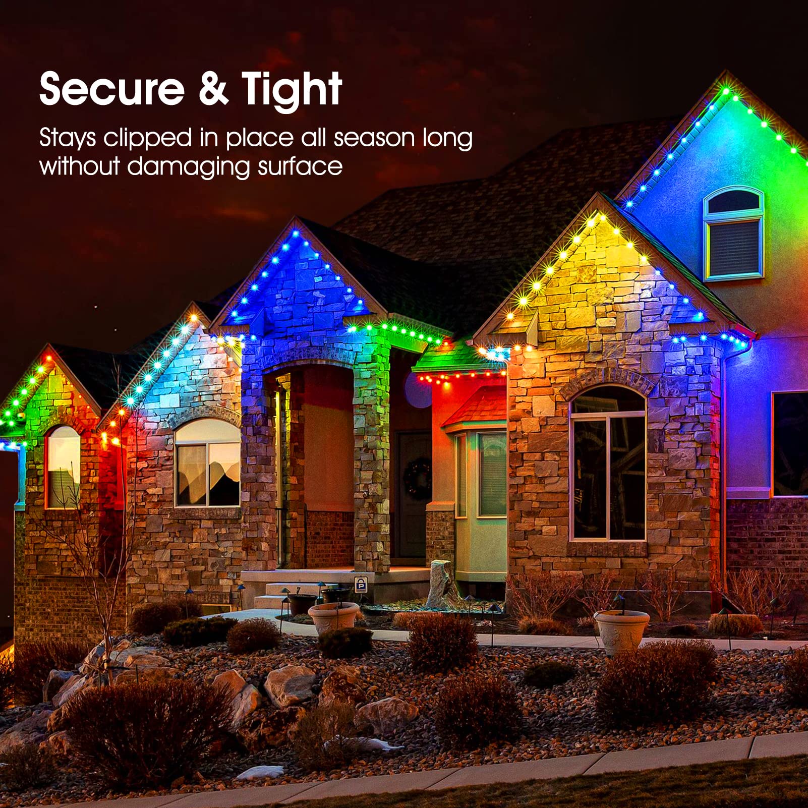 Foto 7 | Clips de Luces Navideñas Brightown Universal  200 Piezas  - Venta Internacional
