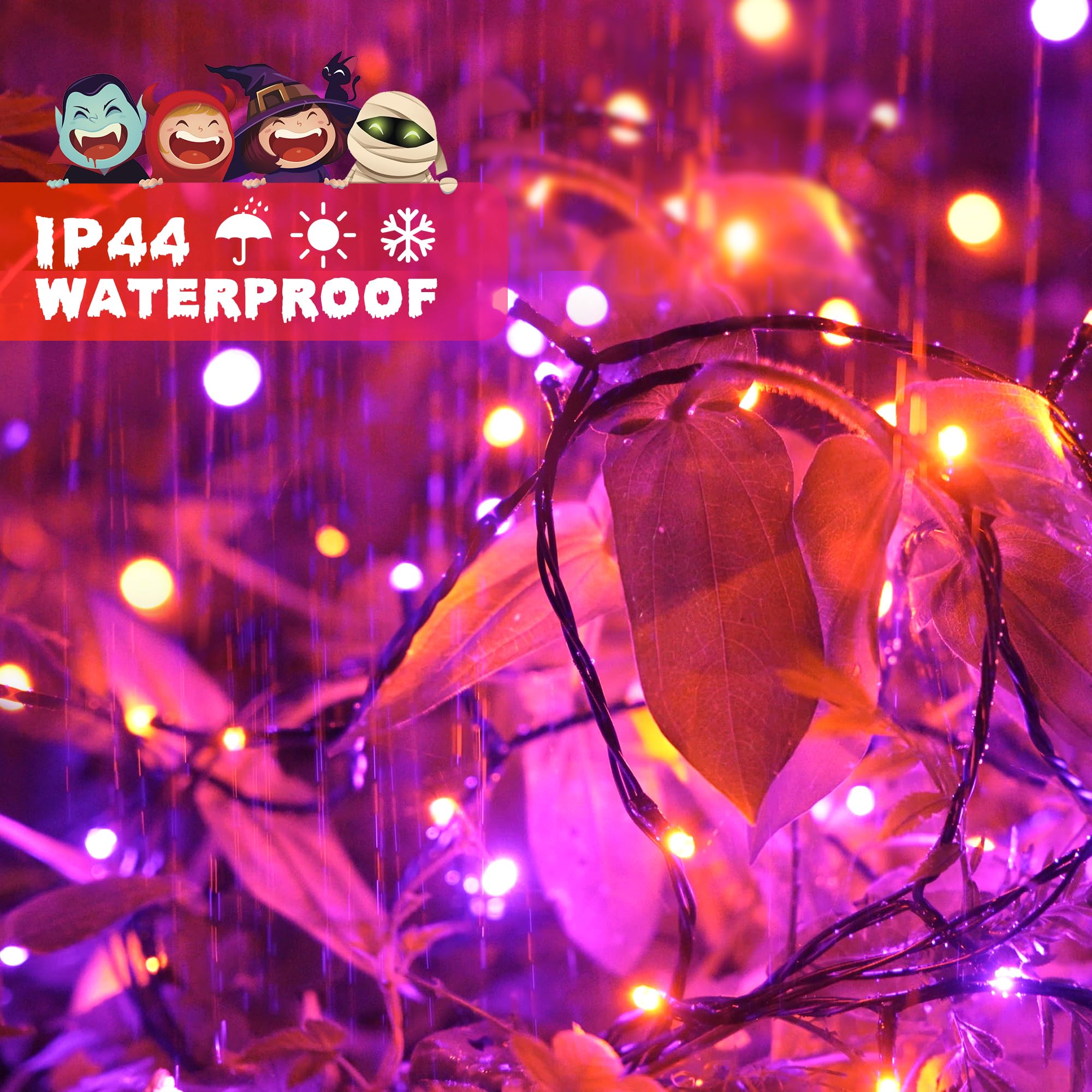 Foto 7 pulgar | Luces De Halloween Jmexsuss 500 Led Coloridas, 53 M, Resistentes Al Agua - Venta Internacional.