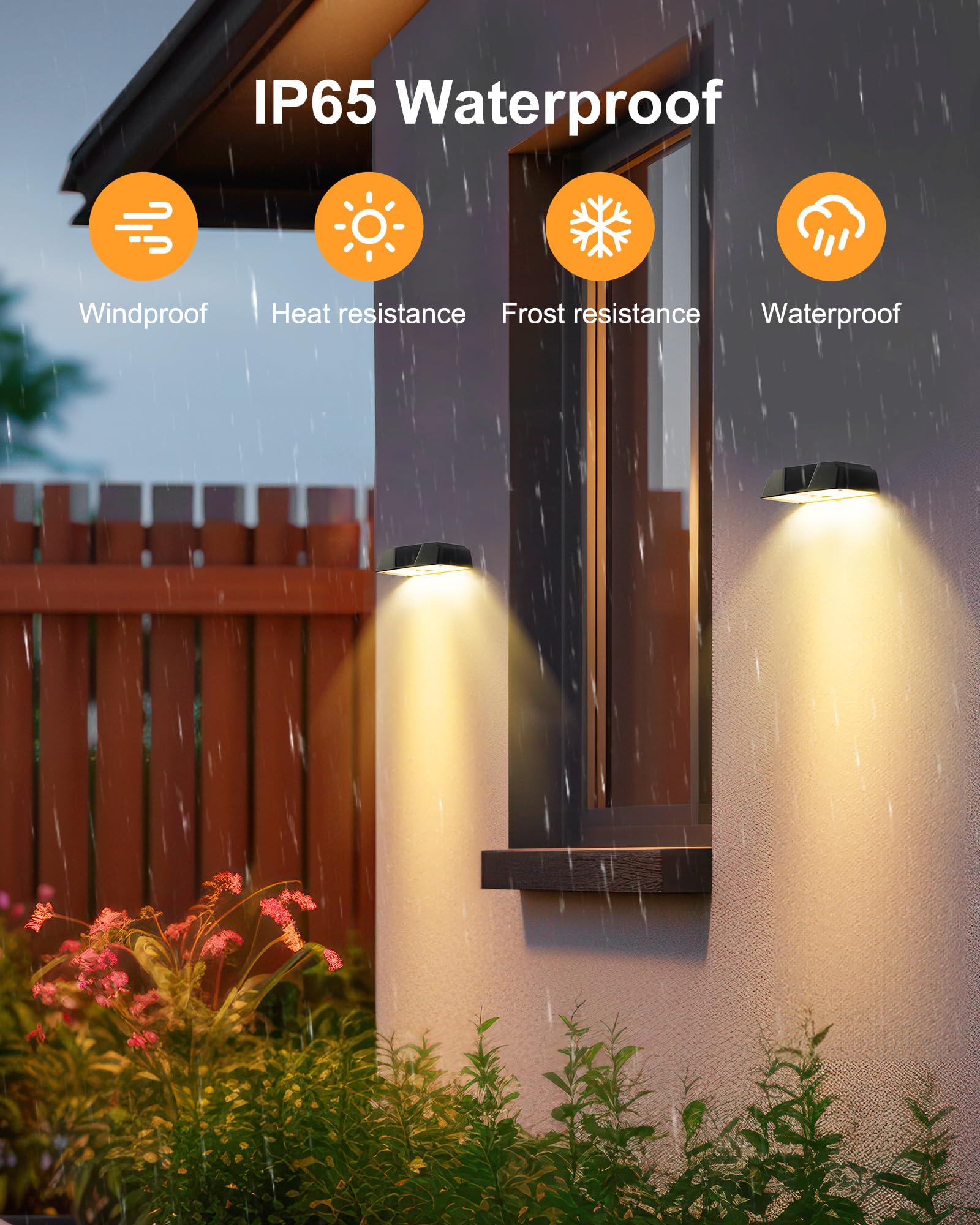 Foto 6 | Luces Solares Para Vallas Brightown, Paquete De 6 Unidades Con 10 Colores, Resistentes Al Agua - Venta Internacional.