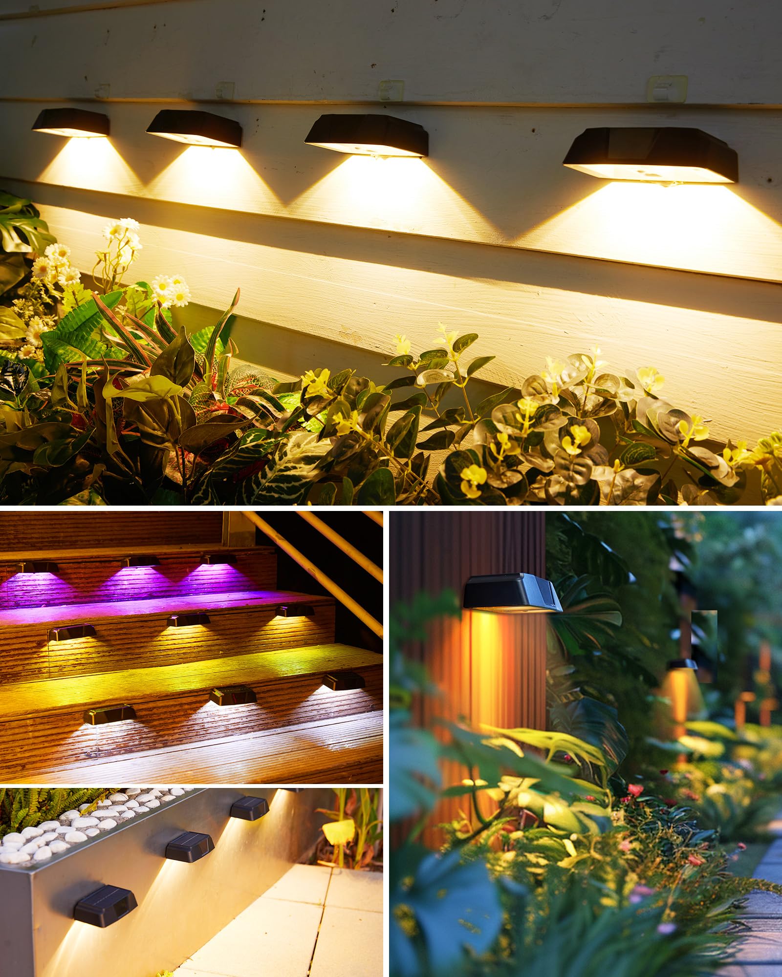 Foto 7 | Luces Solares Para Vallas Brightown, Paquete De 6 Unidades Con 10 Colores, Resistentes Al Agua - Venta Internacional.