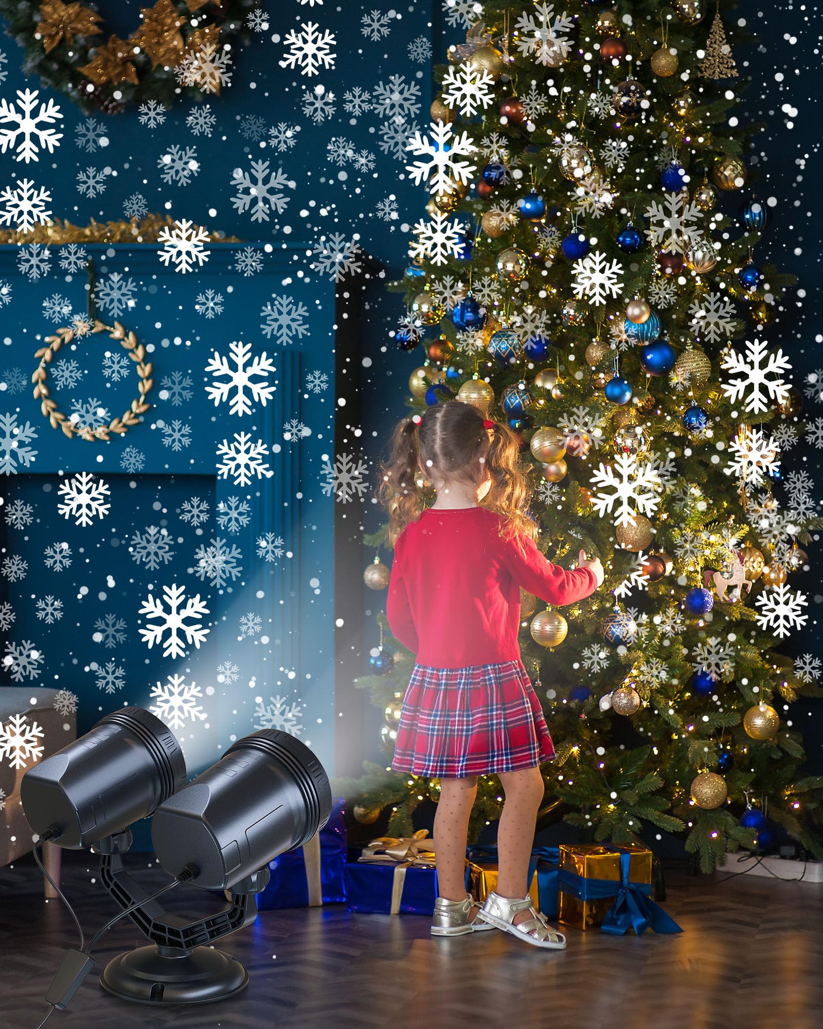 Foto 7 pulgar | Proyector Navideño Con Forma De Copo De Nieve, Luces Brightown Outdoor - Venta Internacional.