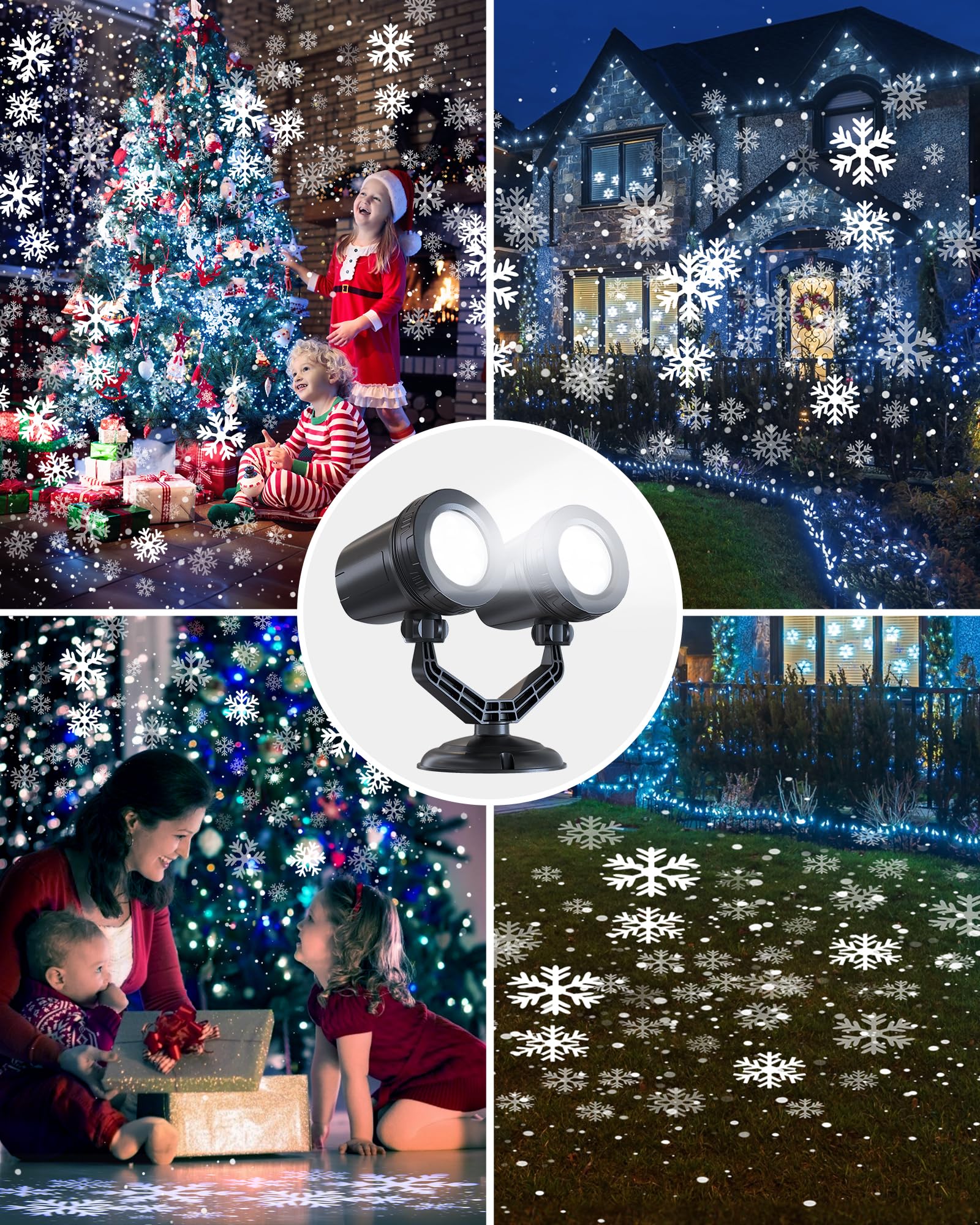 Foto 8 pulgar | Proyector Navideño Con Forma De Copo De Nieve, Luces Brightown Outdoor - Venta Internacional.