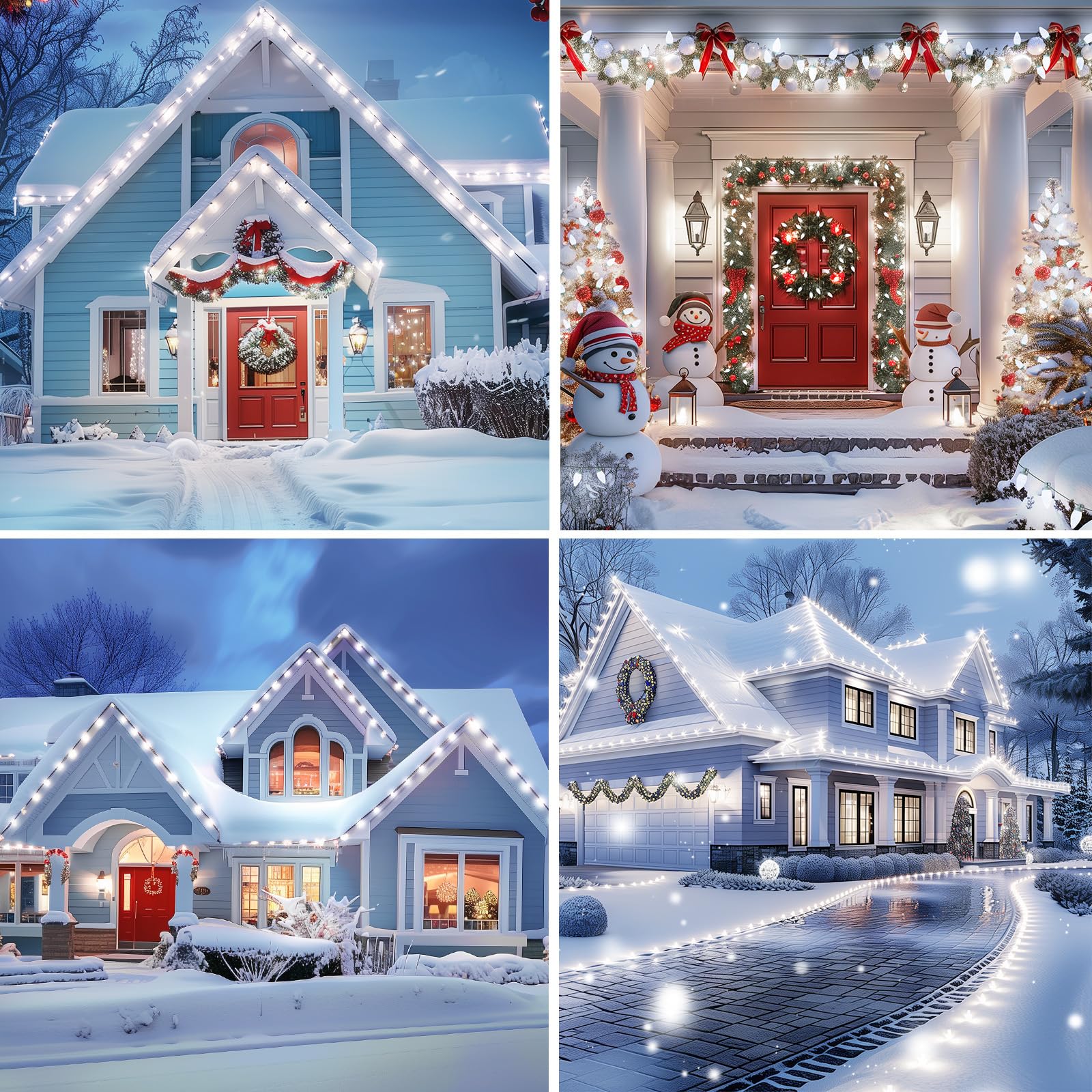 Foto 6 pulgar | Guirnalda De Luces Navideñas Brightown C9 100 Led, 20 M, Color Blanco - Venta Internacional.