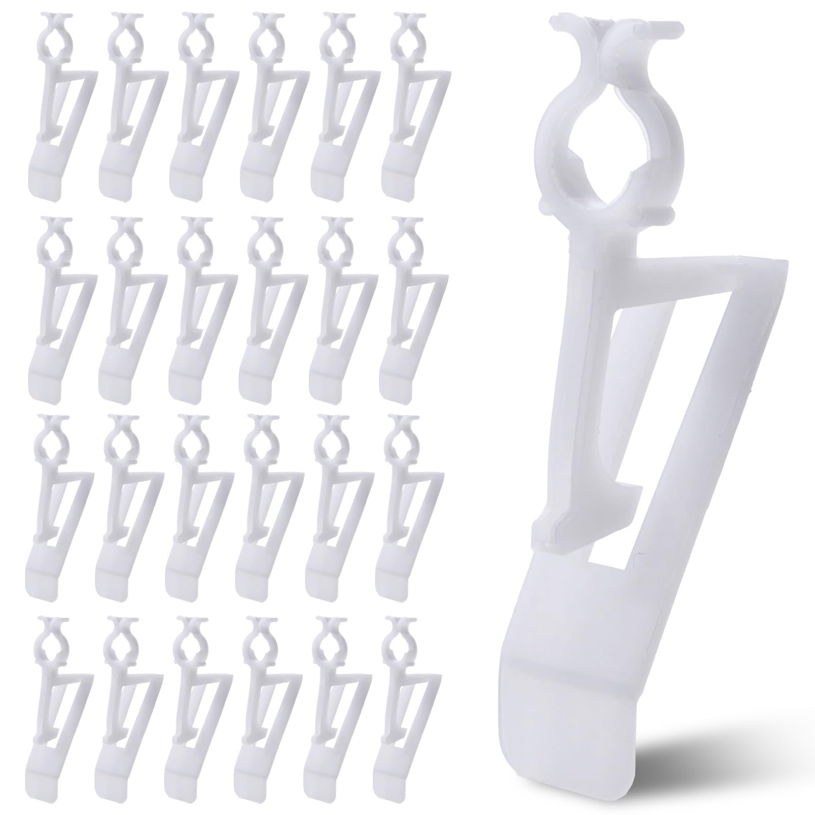 Foto 2 pulgar | Clips de Plástico Transparente 50 Piezas - Venta Internacional
