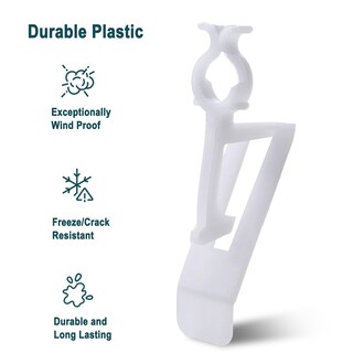 Foto 2 | Clips de Plástico Transparente 50 Piezas - Venta Internacional