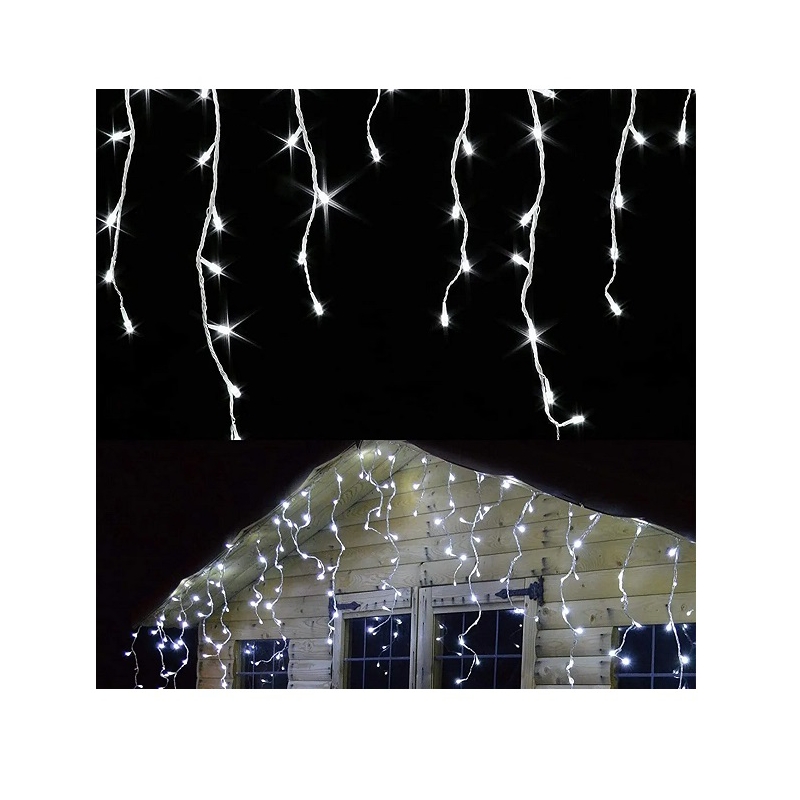 Foto 5 pulgar | Luces Navideñas Para Exteriores, Guirnalda, Cascada, Led, 120 Luces - Venta Internacional.