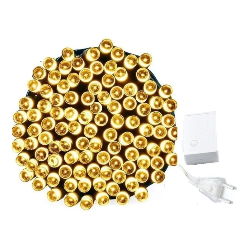 Luces Navideñas Para Exteriores, Guirnalda, Cascada, Led, 120 Luces - Venta Internacional.
