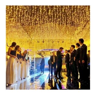 Foto 3 | Luces Navideñas Para Exteriores, Guirnalda, Cascada, Led, 120 Luces - Venta Internacional.
