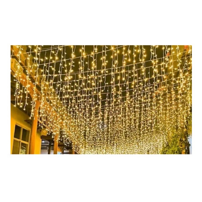 Foto 5 pulgar | Luces Navideñas Para Exteriores, Guirnalda, Cascada, Led, 120 Luces - Venta Internacional.