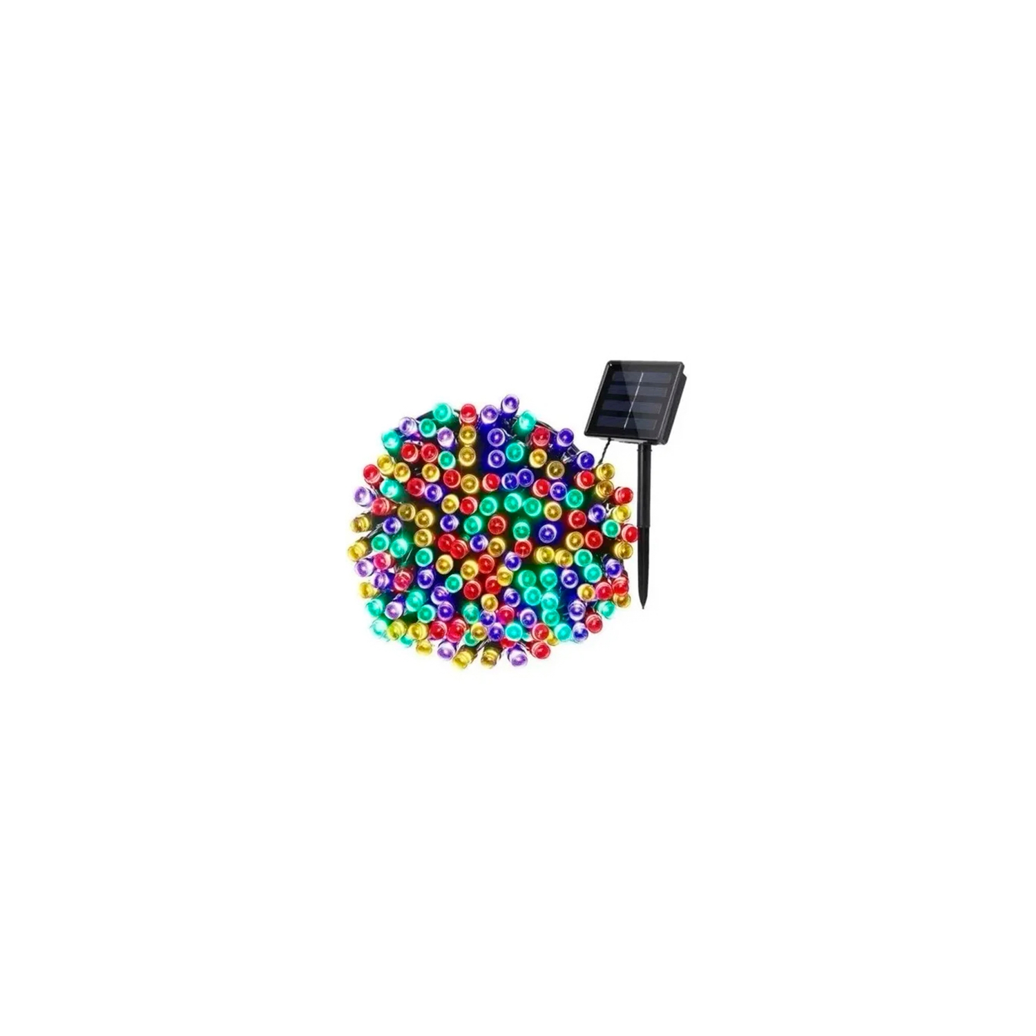 Foto 1 | Guirnalda De Luces Solares Navideñas De 10 M, 100 Led, Multicolor - Venta Internacional.