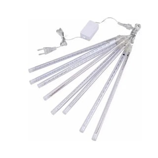 Foto 3 | Luces Led: Guirnalda, Lluvia, Meteoro, Cascada, Navidad, Azul - Venta Internacional.