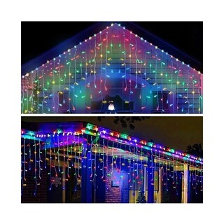 Foto 2 | Luces Navideñas Para Exteriores, Guirnalda, Cascada, Led, 120 Luces - Venta Internacional.