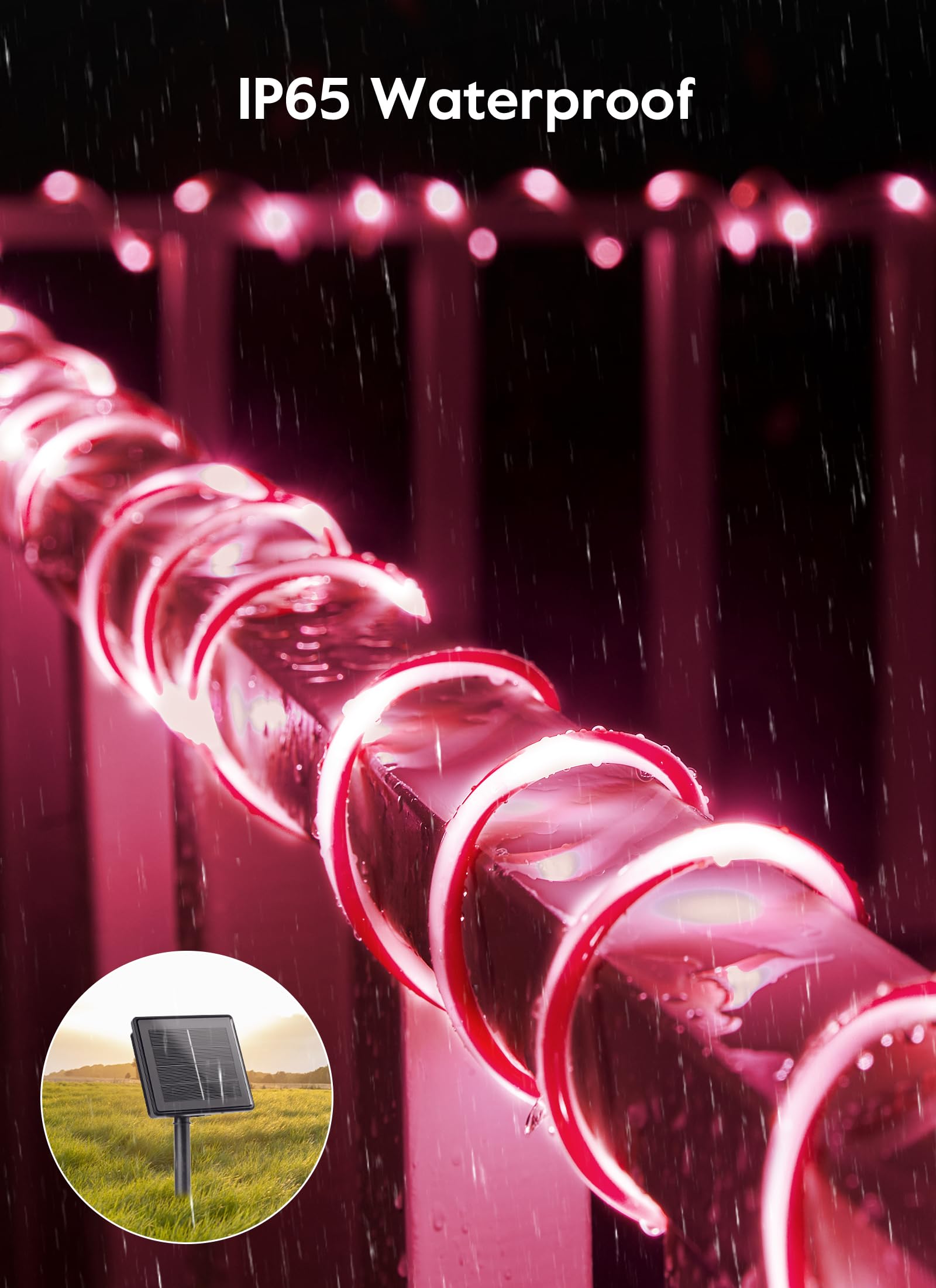 Foto 4 pulgar | Luces Solares Tipo Cuerda Brightown, 39 Pies, 200 Led, Impermeables Para Exteriores - Venta Internacional.