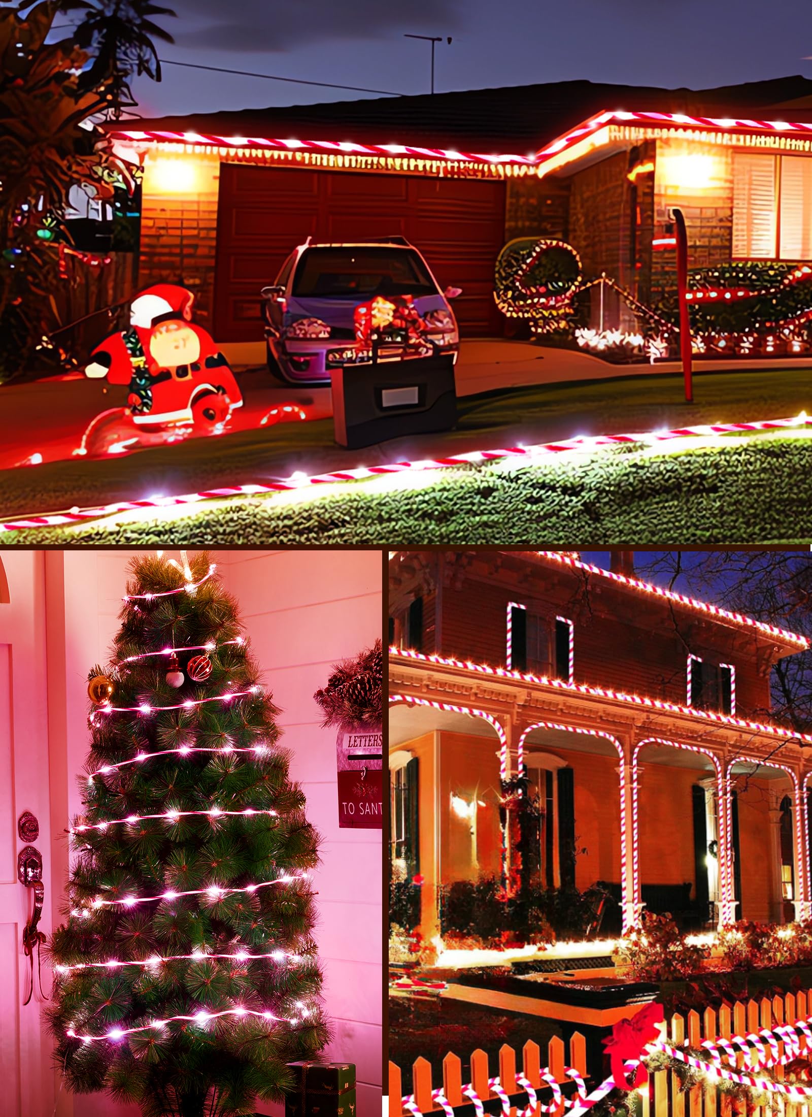 Foto 7 pulgar | Luces Solares Tipo Cuerda Brightown, 39 Pies, 200 Led, Impermeables Para Exteriores - Venta Internacional.
