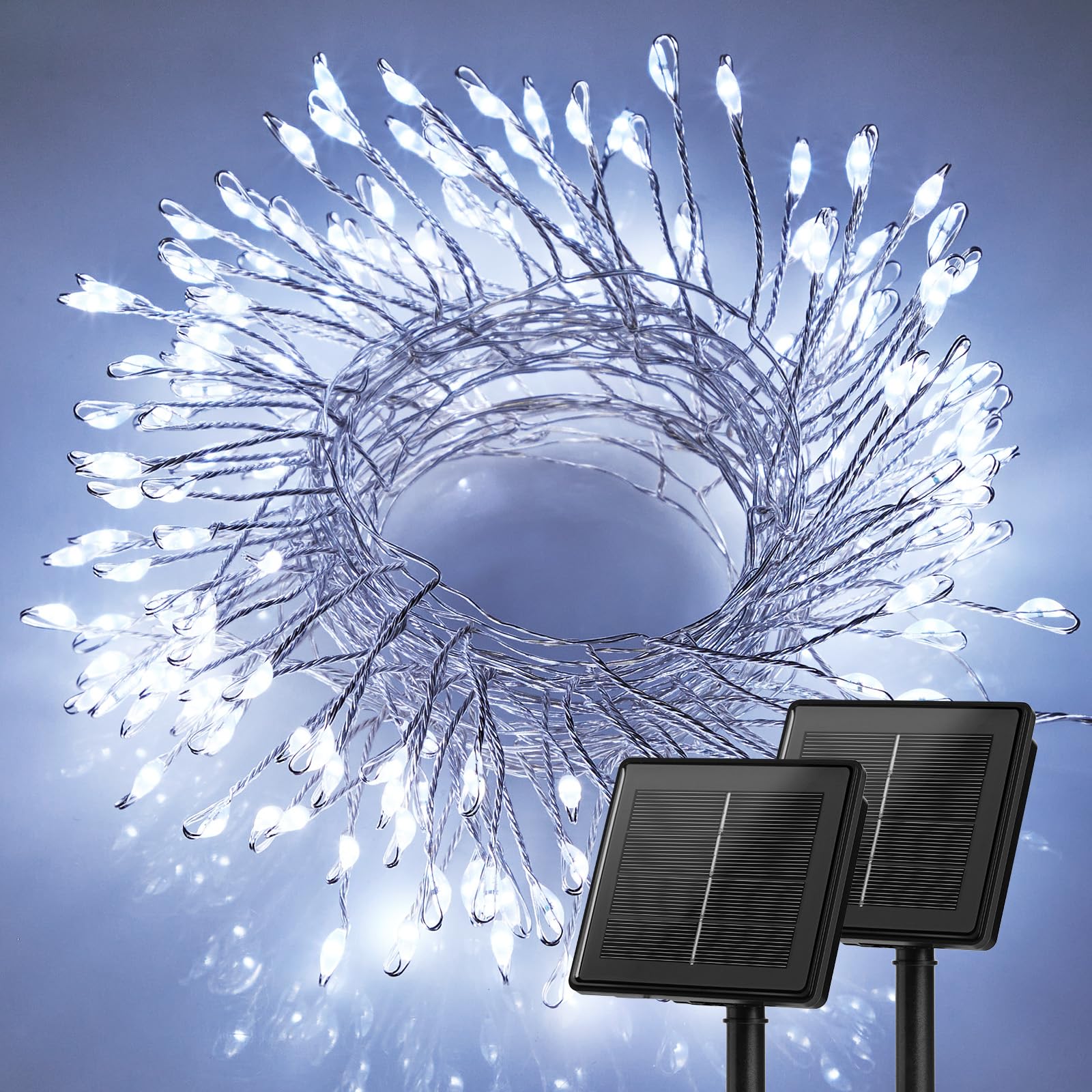 Foto 1 | Guirnalda De Luces Solares Brightown 480 Led De 12 M, 2 Paquetes, Impermeables - Venta Internacional.