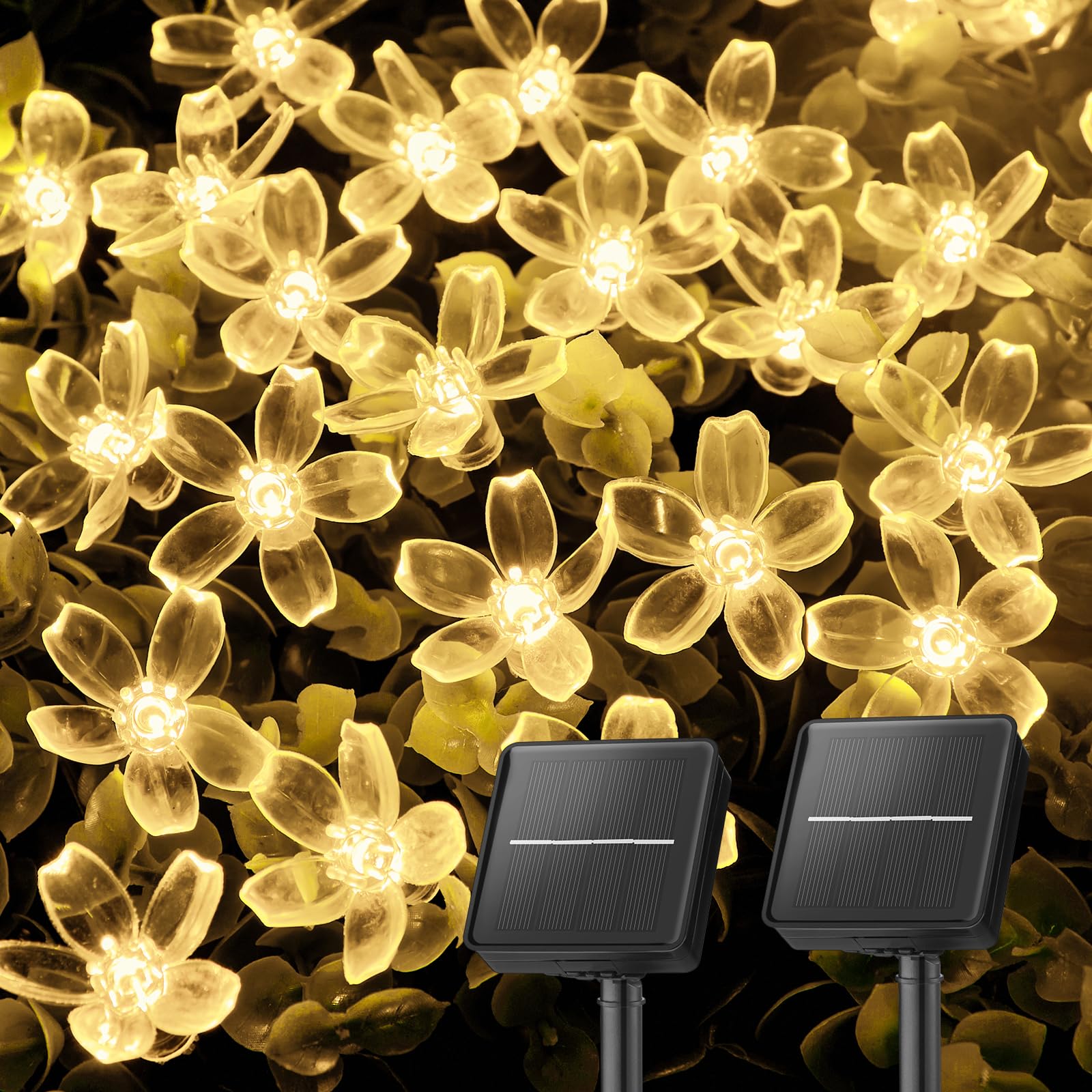 Foto 2 pulgar | Guirnalda De Luces Solares Brightown, 120 Led, 52 M, Impermeables, Paquete De 2 - Venta Internacional.