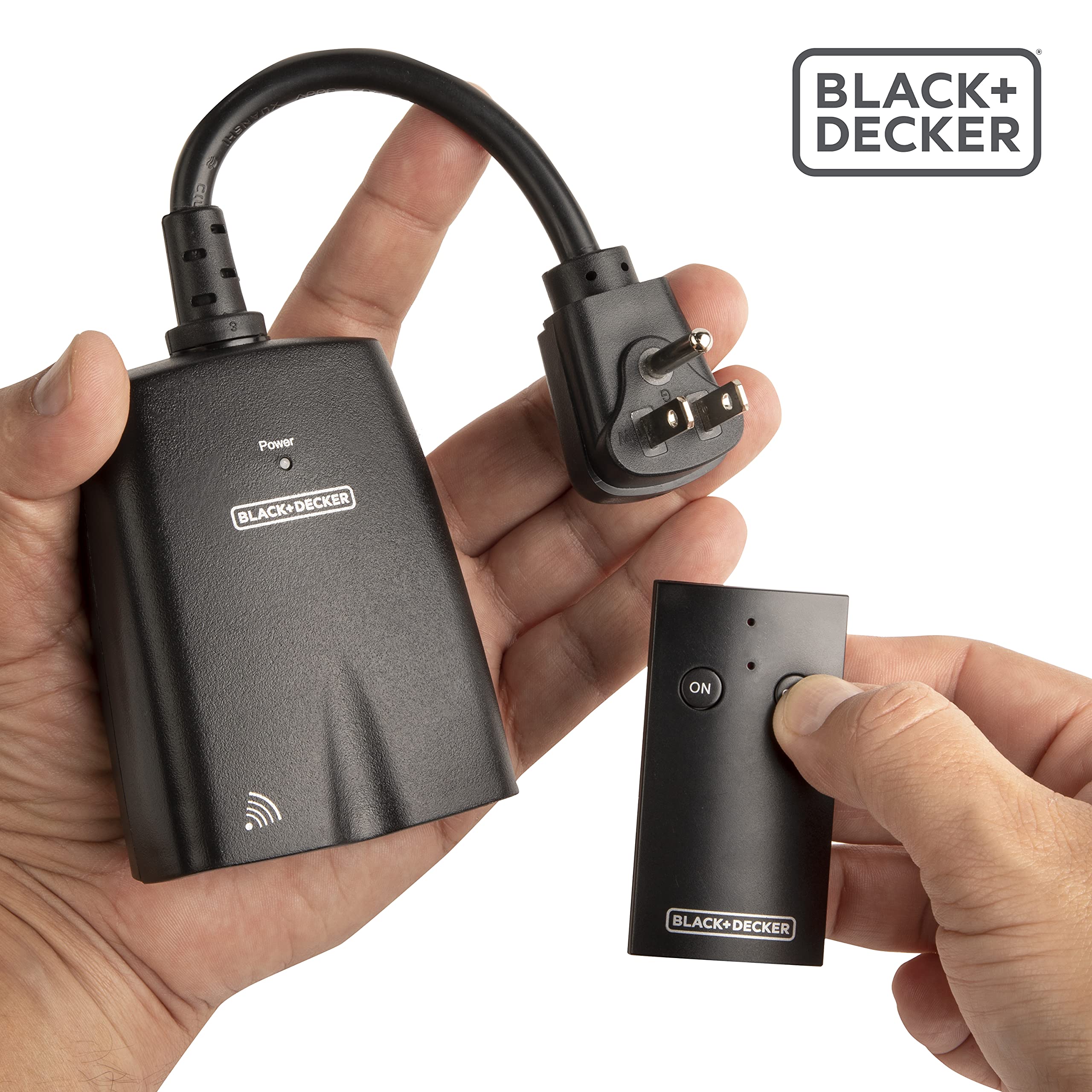 Foto 5 pulgar | Set De Enchufes Inalámbricos Para Exteriores Black+decker Con Control Remoto - Venta Internacional.