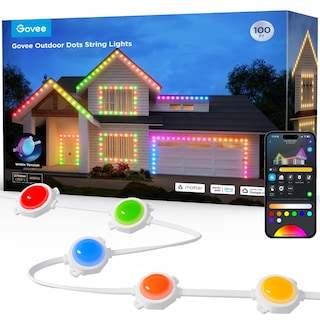 Foto 1 | Cadena De Luces Led Rgbic Inteligentes Govee 90 Para Exteriores, 100 Pies - Venta Internacional.