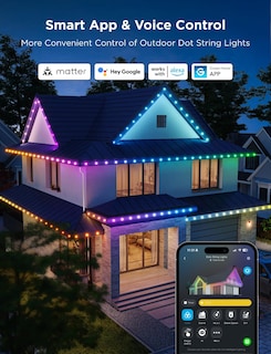 Foto 2 | Cadena De Luces Led Rgbic Inteligentes Govee 90 Para Exteriores, 100 Pies - Venta Internacional.