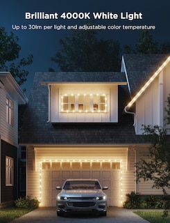 Foto 3 | Cadena De Luces Led Rgbic Inteligentes Govee 90 Para Exteriores, 100 Pies - Venta Internacional.