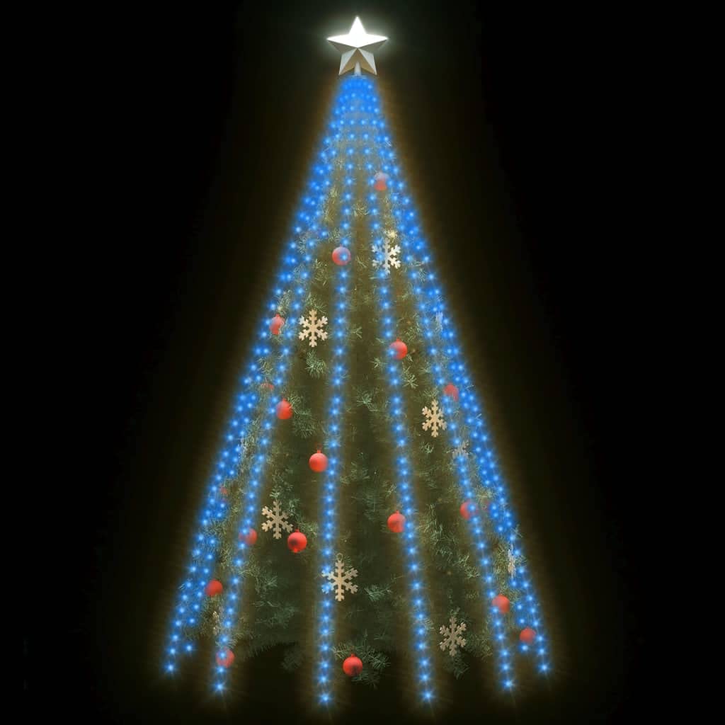 Foto 4 | Luces Led Para Árboles Vidaxl, Resistentes Al Agua, Azules, Con 500 Led - Venta Internacional.