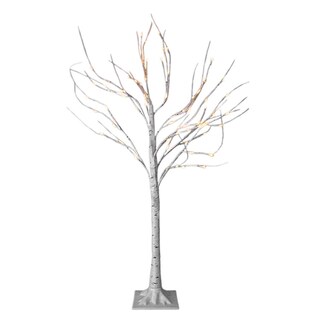Foto 1 | Árbol Con Luces Led Para Decorar 120cm 72 Led Cinta De Flores Luz Cálida Usb Y Control Remoto