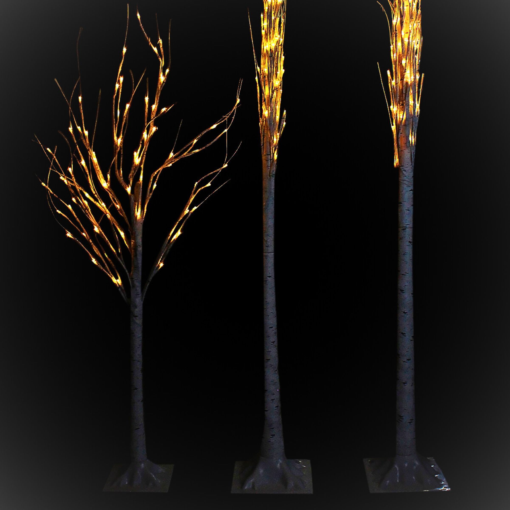Foto 4 pulgar | Árbol Con Luces Led Para Decorar 120cm 72 Led Cinta De Flores Luz Cálida Usb Y Control Remoto