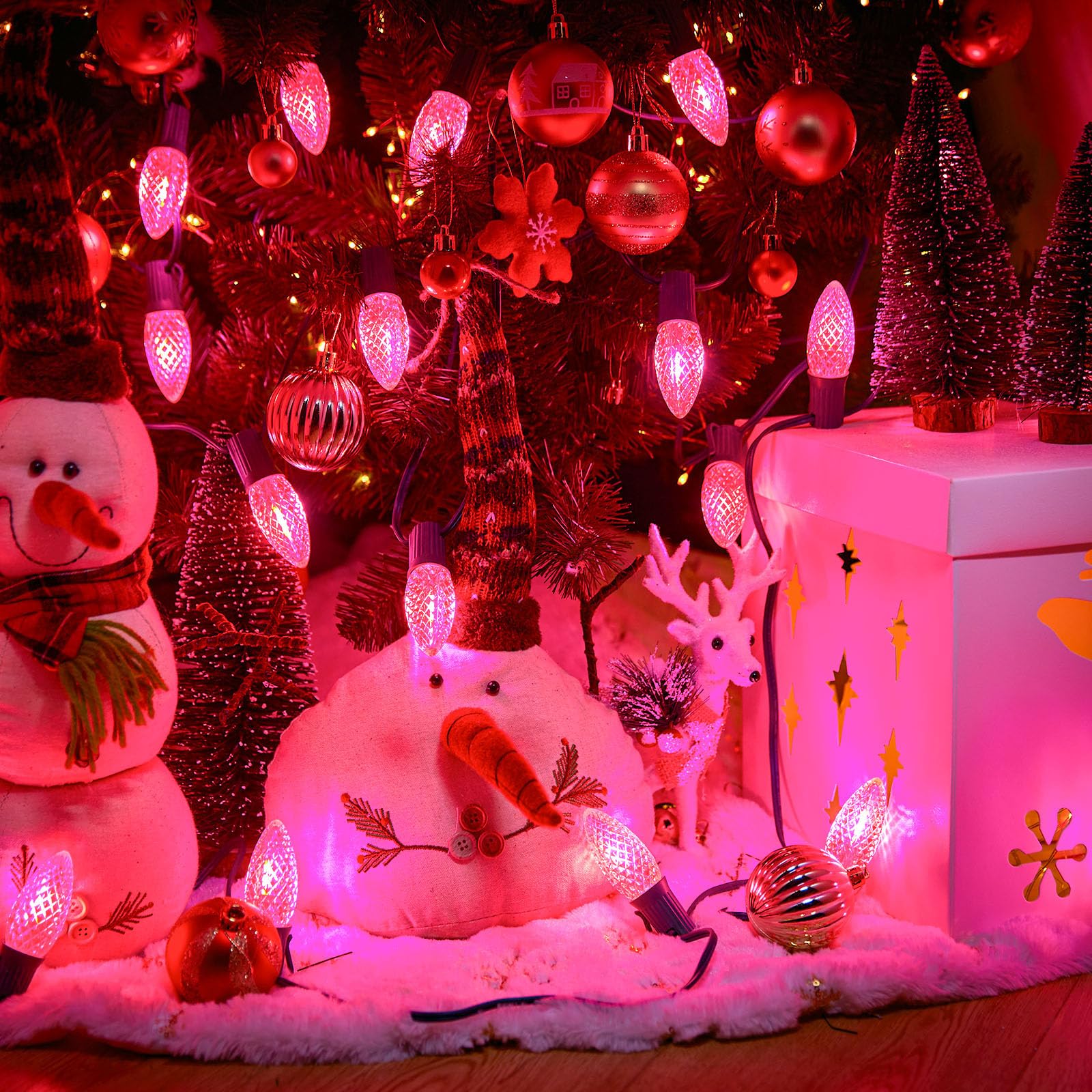 Foto 5 pulgar | Bombilla Led De Repuesto Brightown C7 Pink Christmas - Venta Internacional.