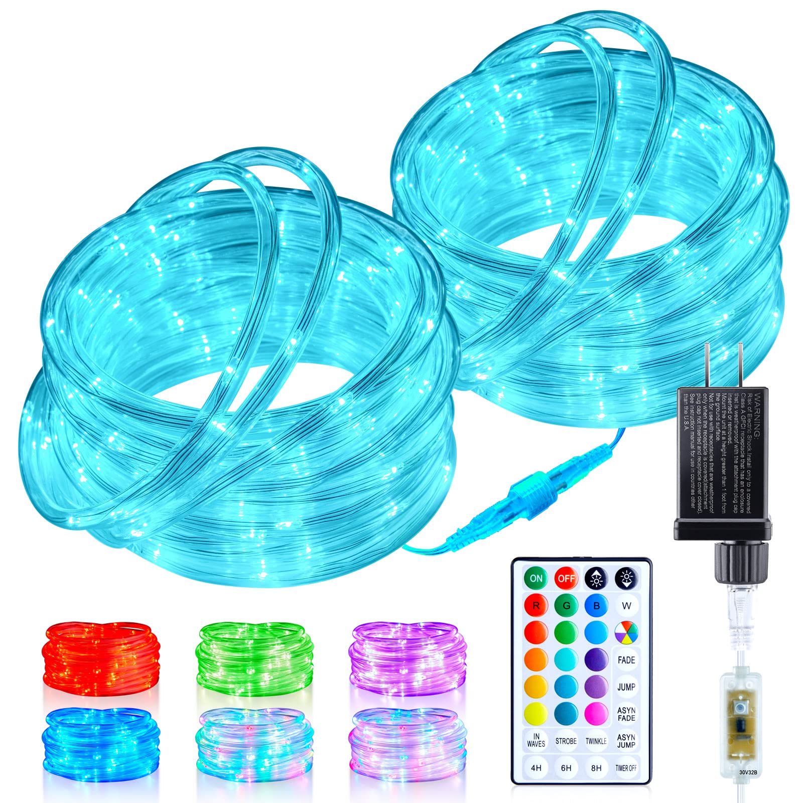 Foto 1 | Luces Tipo Cuerda Minetom Que Cambian De Color, 66 Pies, 200 Led Con Control Remoto - Venta Internacional.