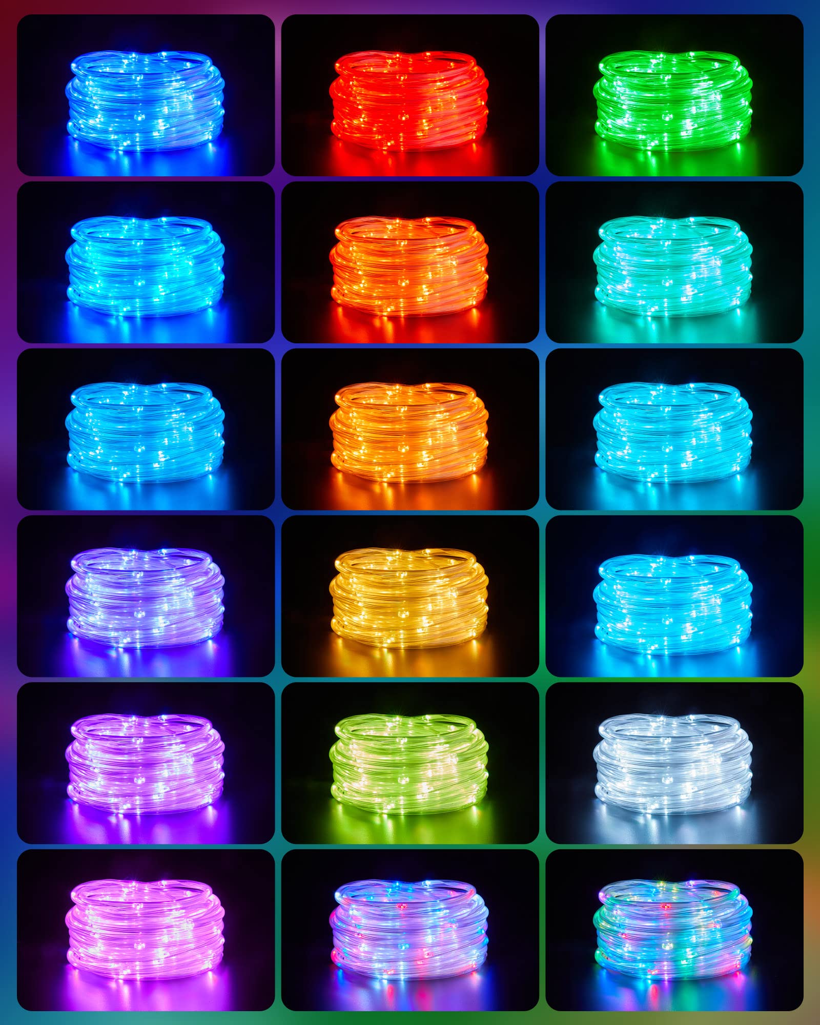 Foto 2 | Luces Tipo Cuerda Minetom Que Cambian De Color, 66 Pies, 200 Led Con Control Remoto - Venta Internacional.