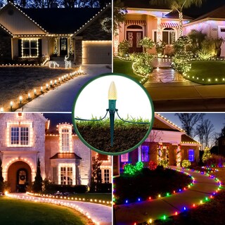 Foto 7 | Estacas De Jardín Navideñas Minetom De 4,5 Cm Para Luces Navideñas C7 Y C9 - Venta Internacional.