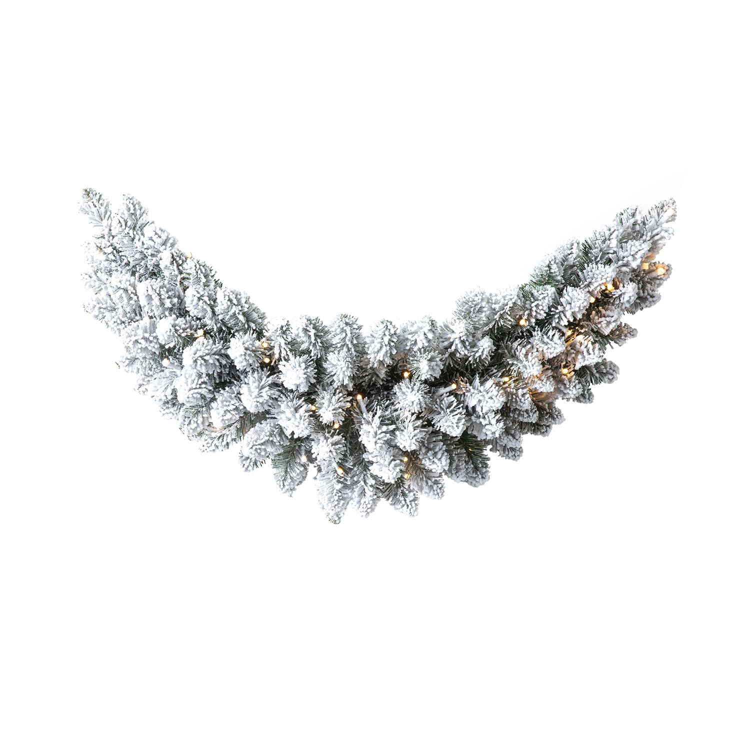 Foto 5 | Christmas Swag Glitzhome, 90 Cm, Preiluminado, Con 50 Led - Venta Internacional.