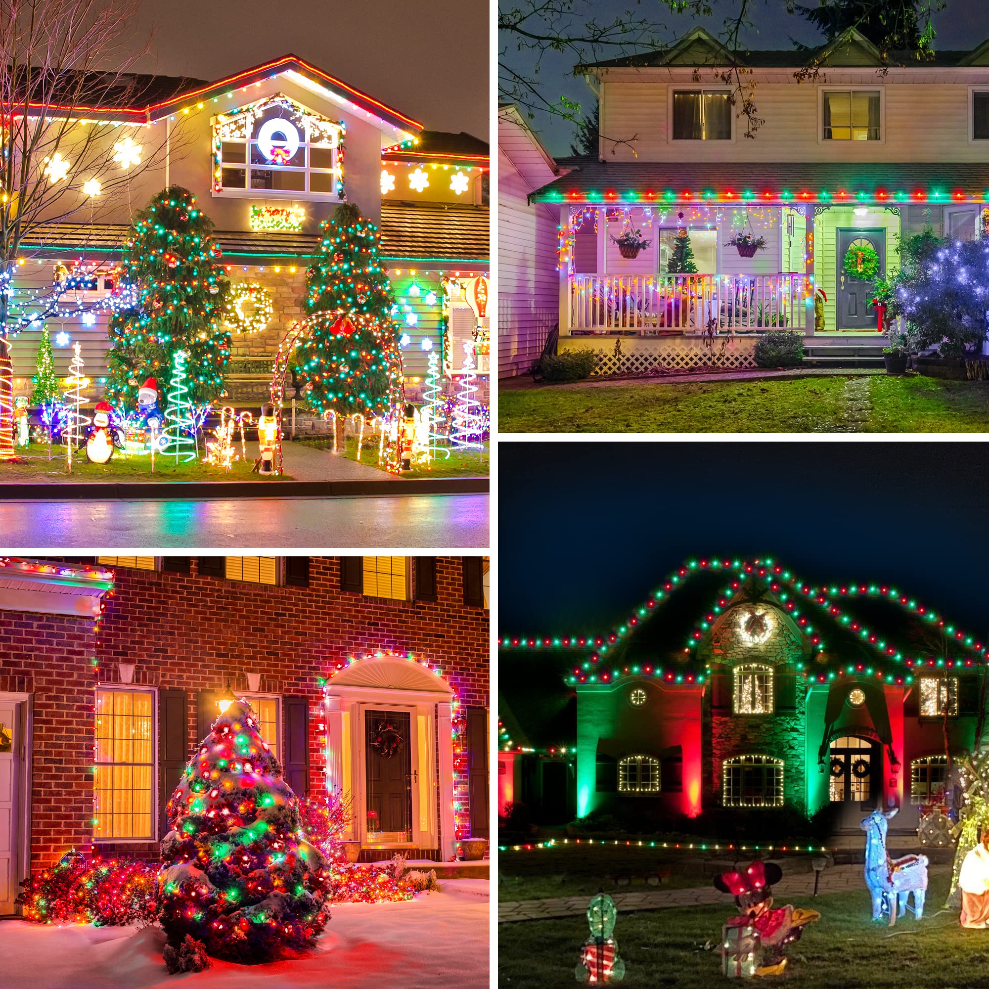 Foto 8 pulgar | Luces Navideñas Dewenwils C9, 33.3 Pies, 50 Led, Rojo Y Verde - Venta Internacional.