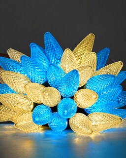 Foto 1 | Luces Navideñas Dewenwils C9 Led, 10 M, 50 Bombillas, Azul Y Blanco - Venta Internacional.